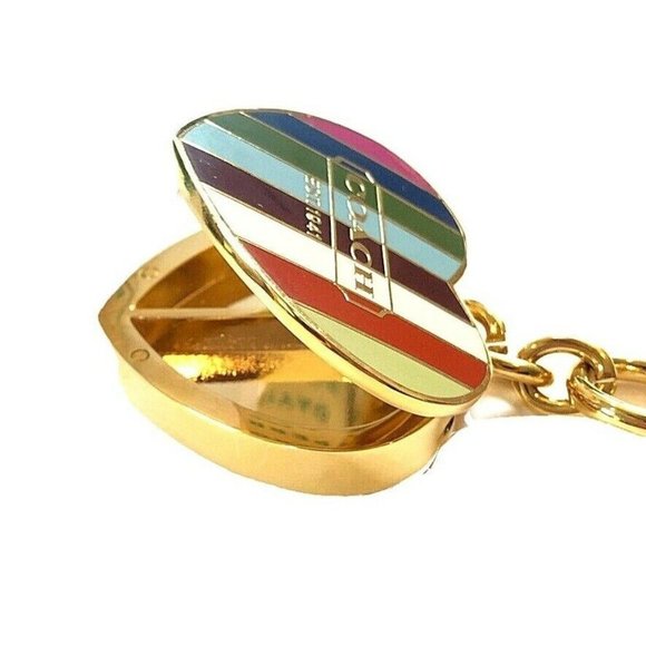 Coach Purse Charms ( New) With Open Heart Locket - Picture 6 of 12